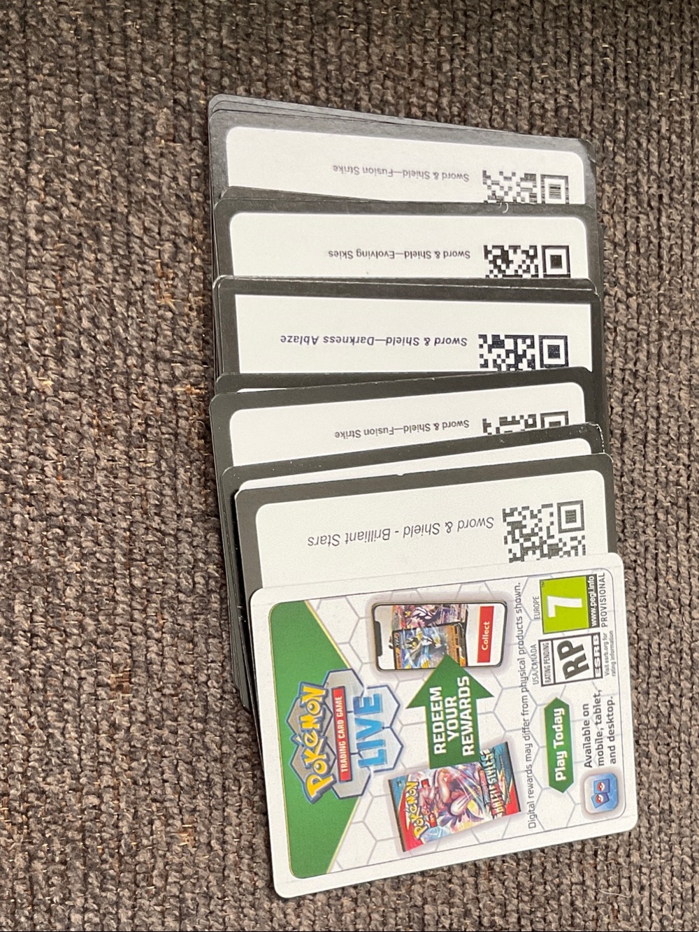 Pokémon TCG Live Redeemable Code Cards - Green